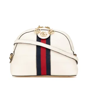 Gucci Ophidia Shearling Line Leather Shoulder Bag