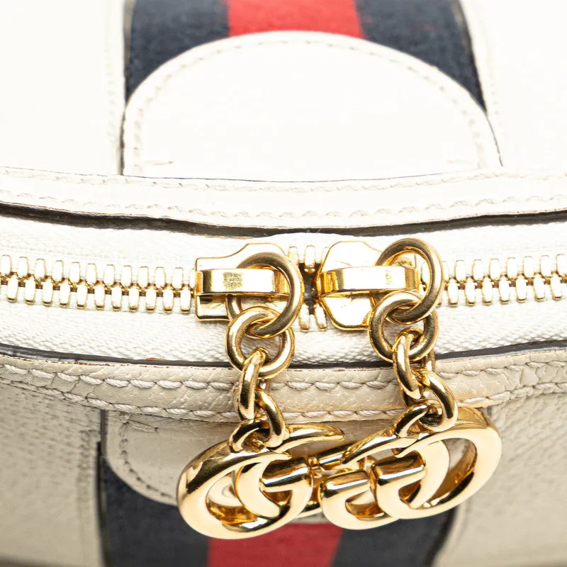 Gucci Ophidia Shearling Line Leather Shoulder Bag