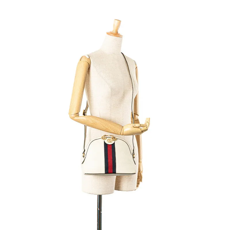 Gucci Ophidia Shearling Line Leather Shoulder Bag
