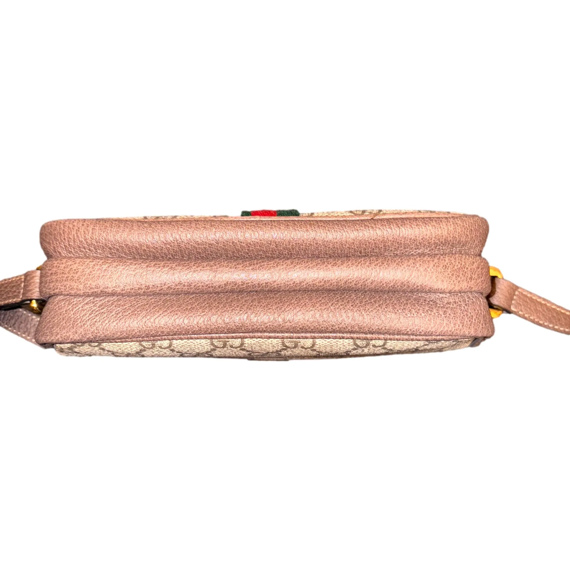 Gucci Ophidia Triple Zip Crossbody Bag GG Coated Canvas Mini
