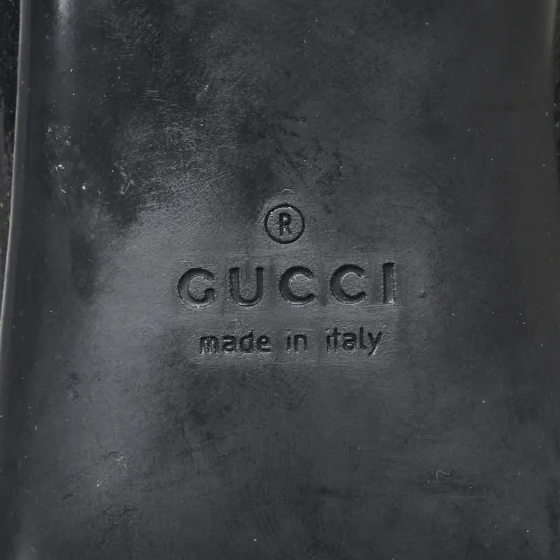 Gucci Ribbon Interlocking G Patent Leather Pumps