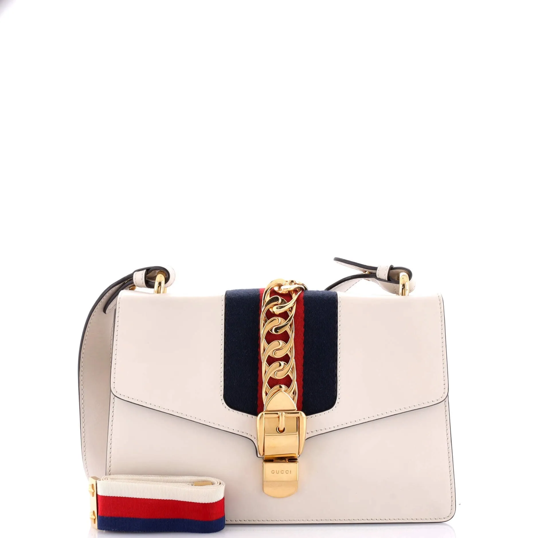 Gucci Sylvie Shoulder Bag Leather Small