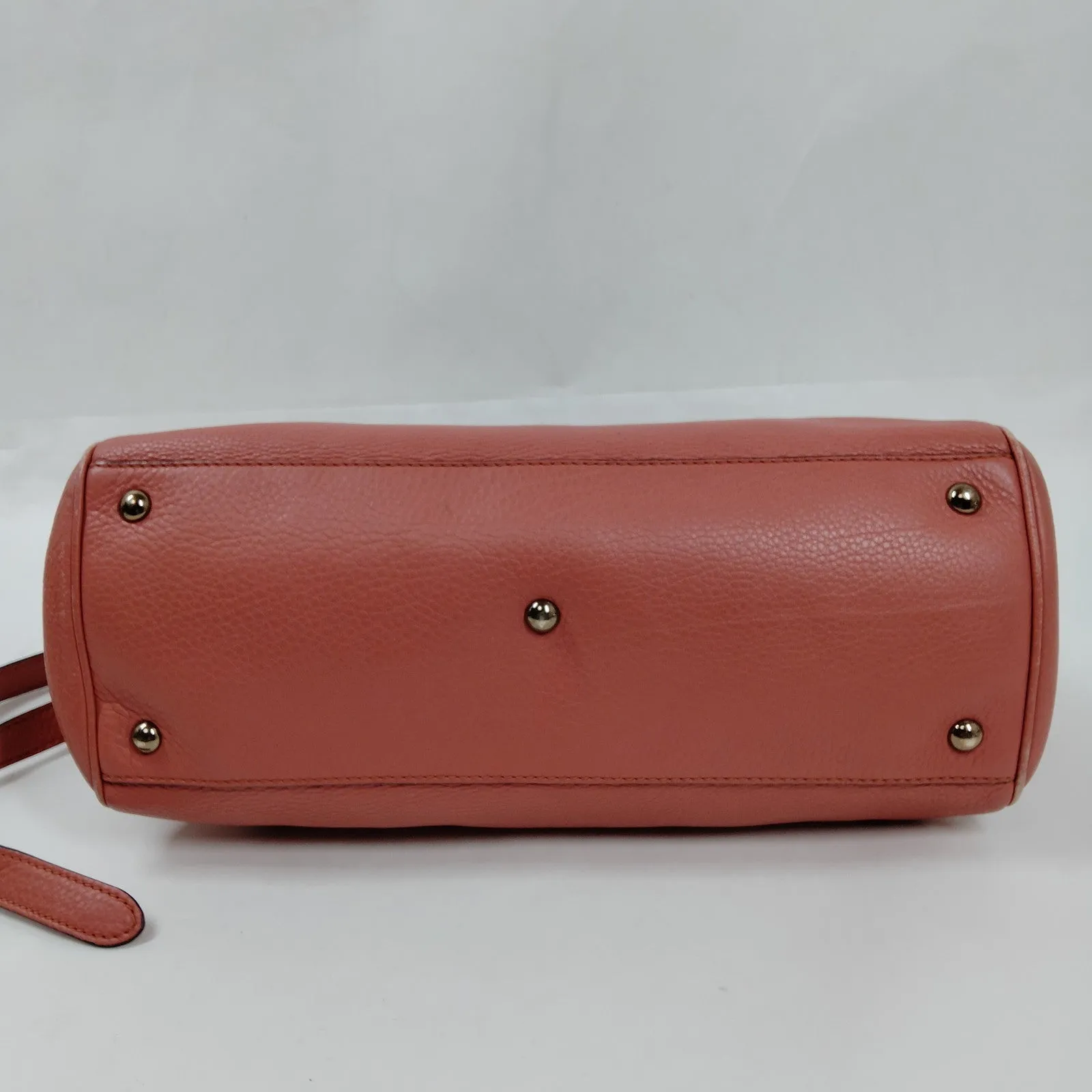 Gucci Tote Bag Bamboo Pink Leather