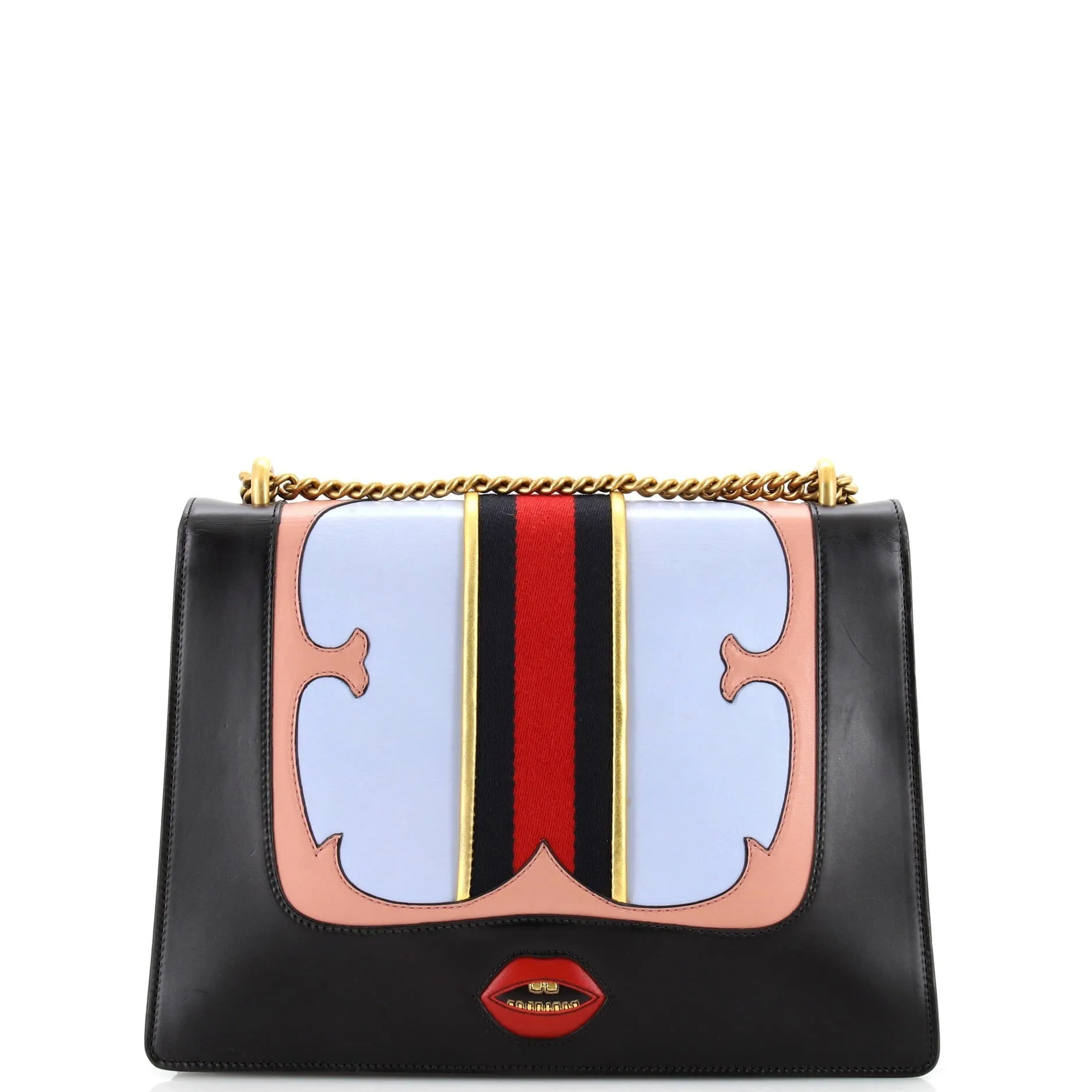 Gucci Web Heart Gg Marmont Chain