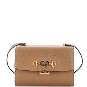 Gucci Zumi Flap Shoulder Bag Leather