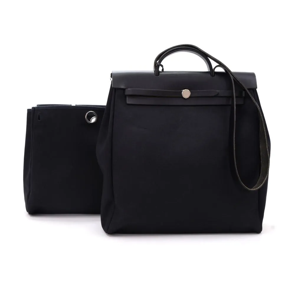 Herbag MM 2-in-1 Canvas and Calf Leather Bags