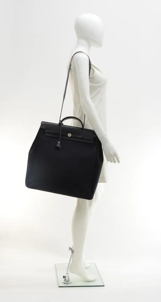 Herbag MM 2-in-1 Canvas and Calf Leather Bags
