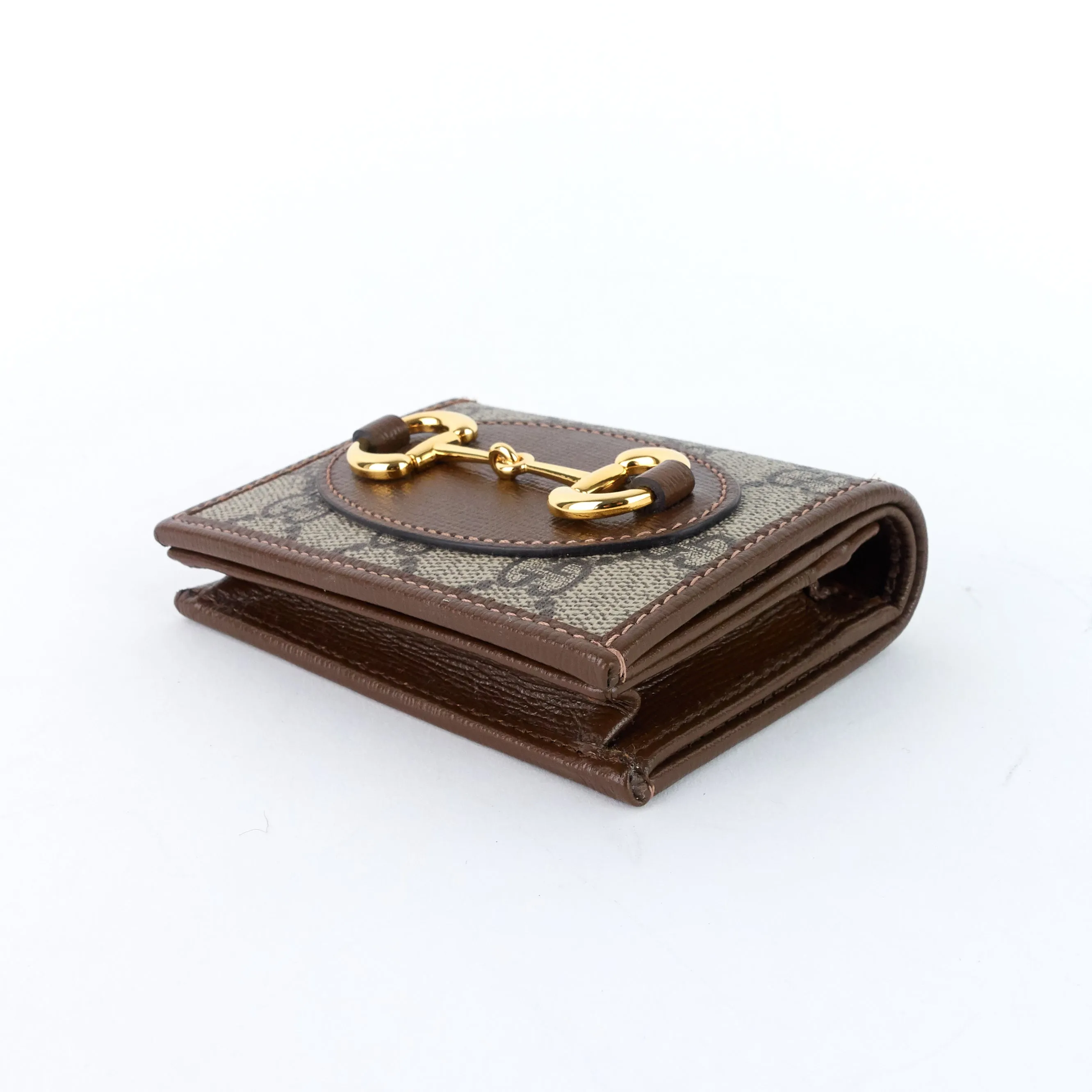 Horsebit 1955 GG Supreme Canvas Card Case