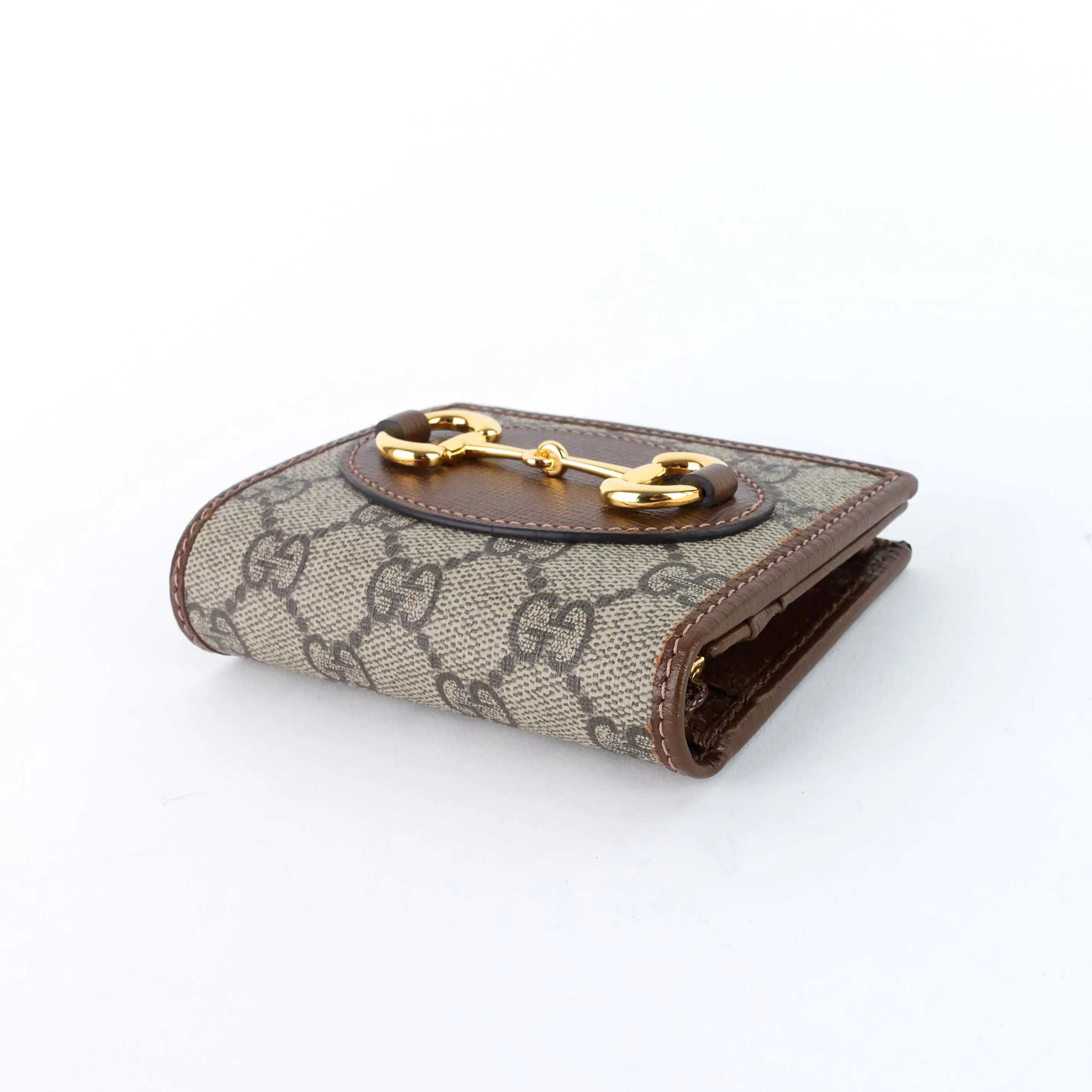 Horsebit 1955 GG Supreme Canvas Card Case