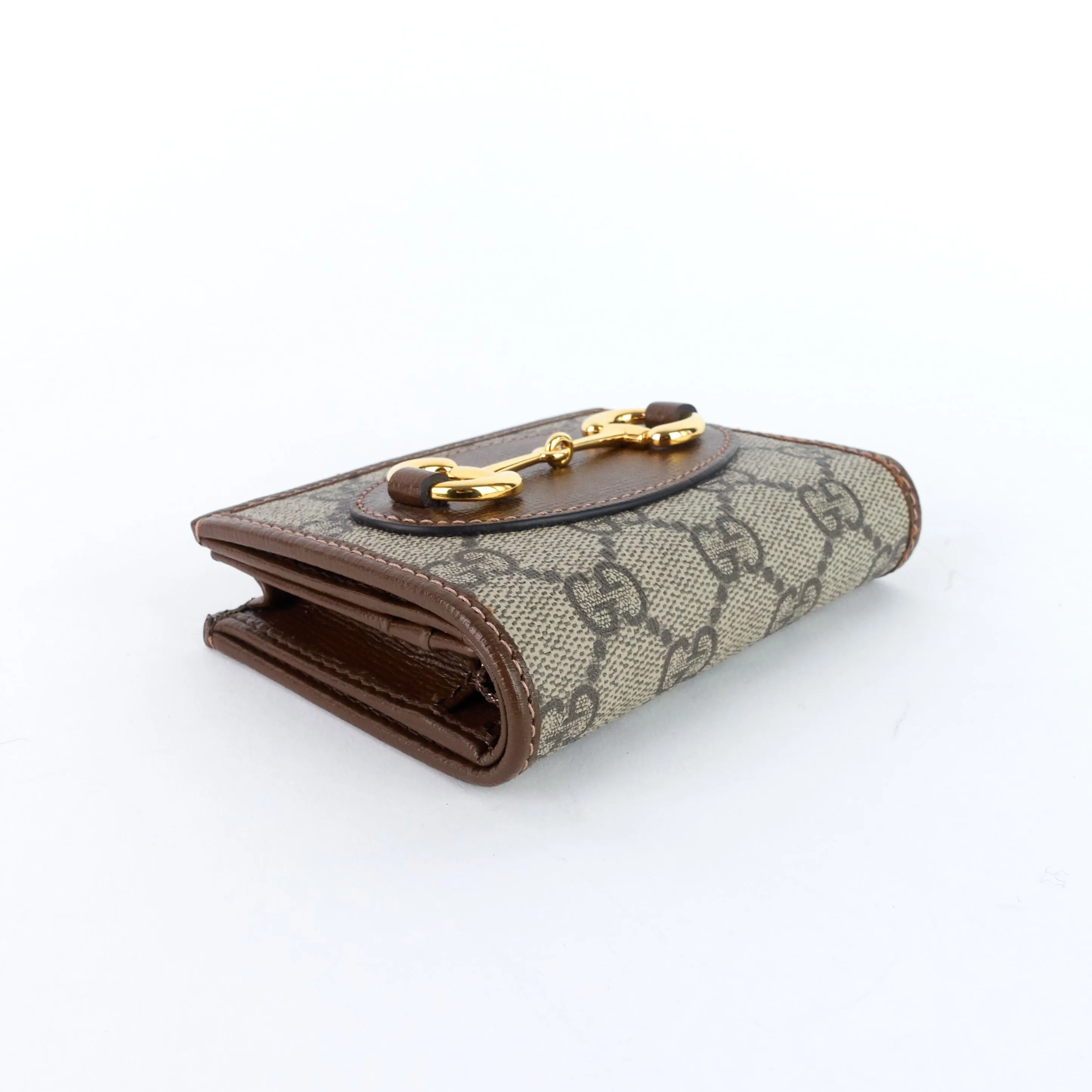 Horsebit 1955 GG Supreme Canvas Card Case