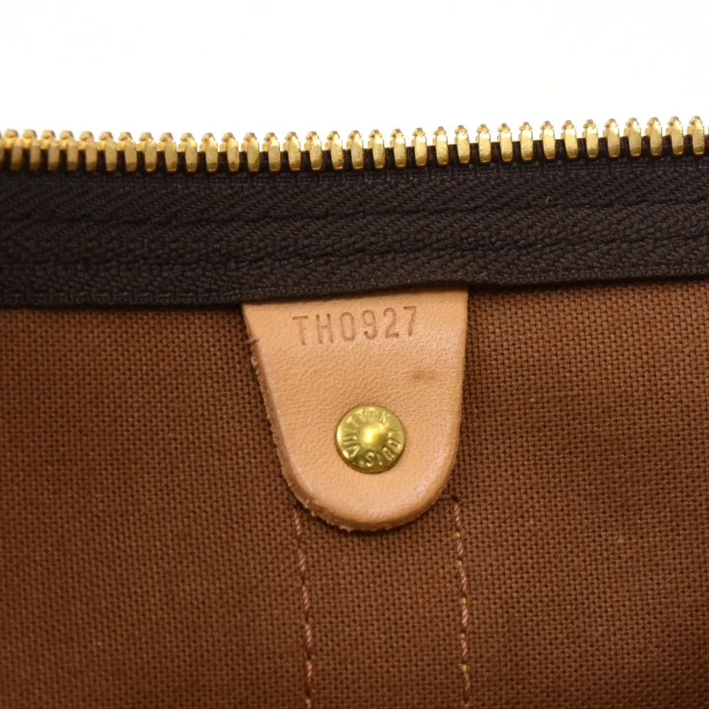 Keepall 50 Bandouliere Monogram Canvas Travel Bag with Strap