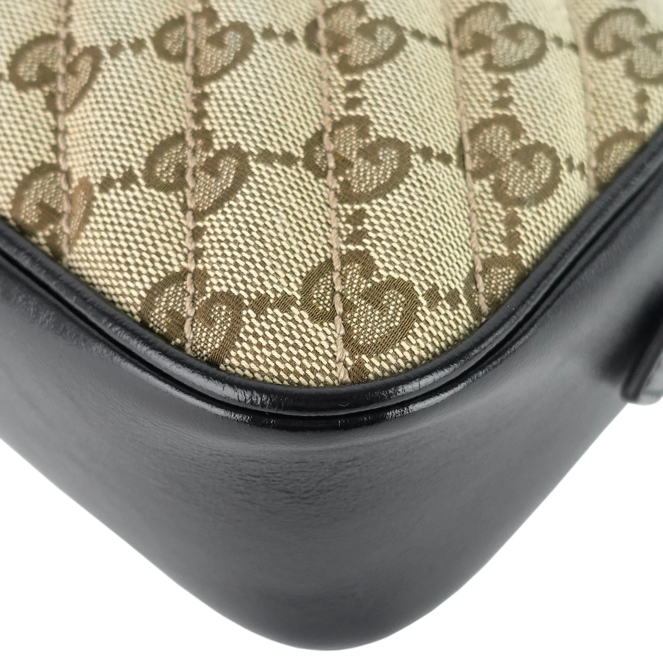 Marmont Small Canvas Chain Shoulder Bag