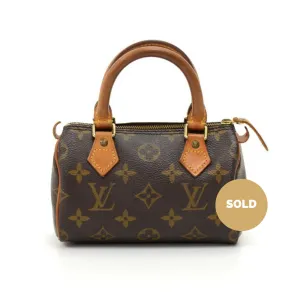 Mini Speedy Sac HL Monogram Canvas Handbag