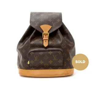 Montsouris MM Monogram Canvas Backpack