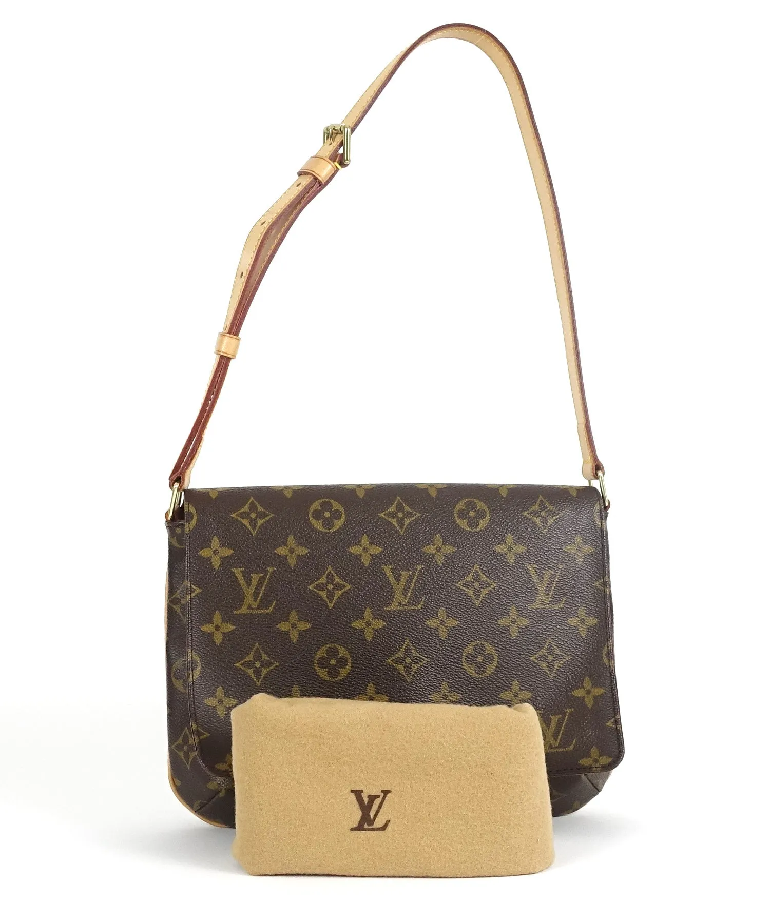 Musette Tango Monogram Canvas Shoulder Bag