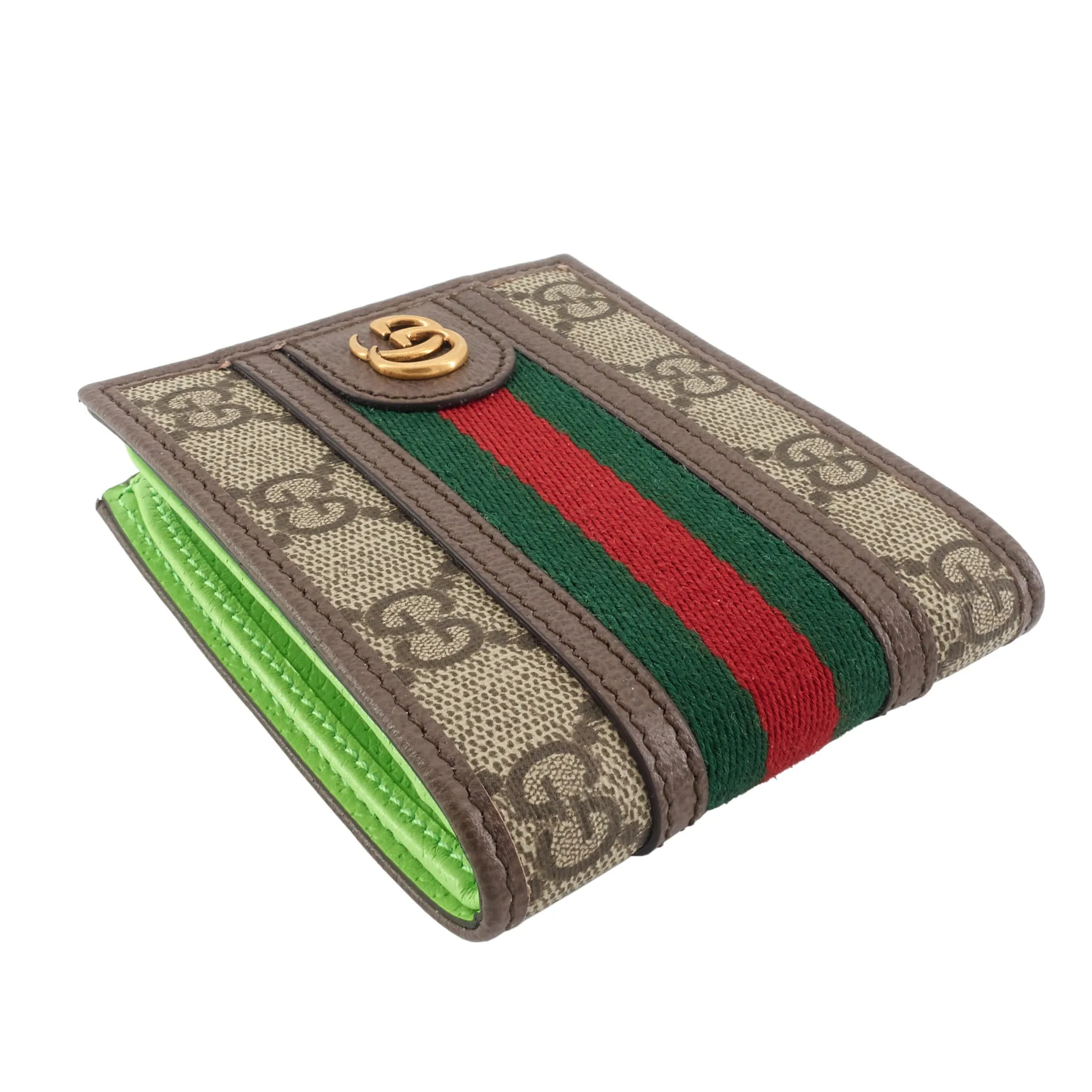 Ophidia GG Canvas and Leather Wallet
