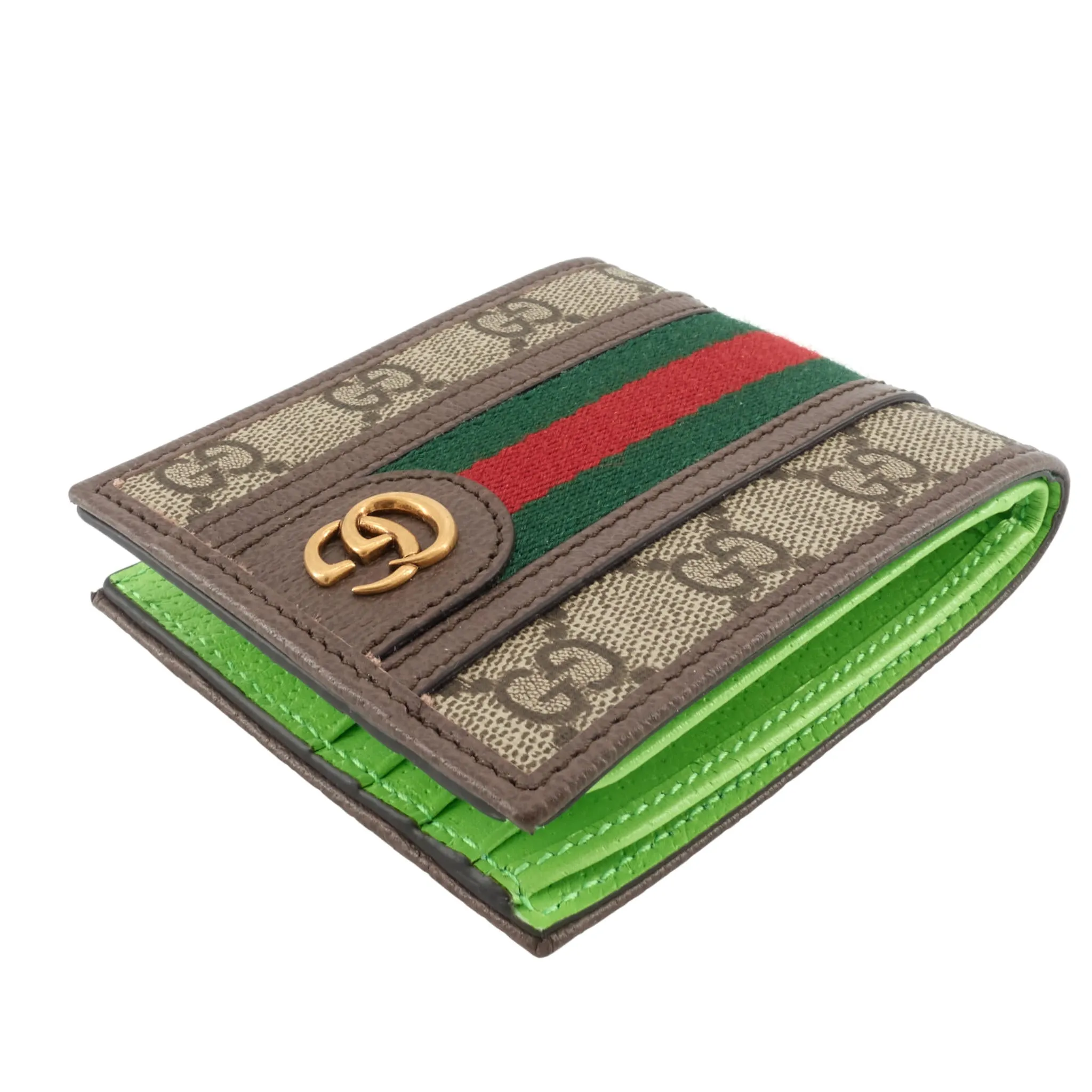 Ophidia GG Canvas and Leather Wallet