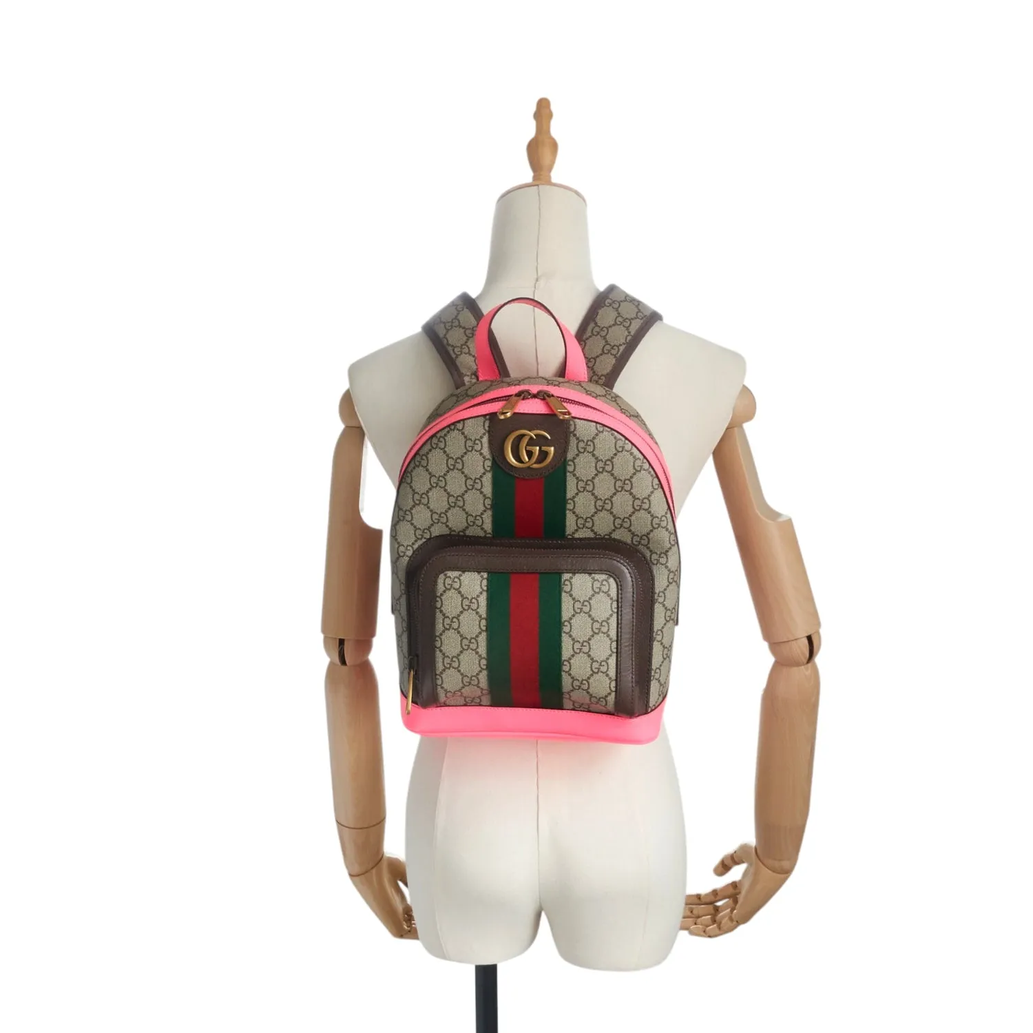 Ophidia Small GG Supreme Canvas Backpack