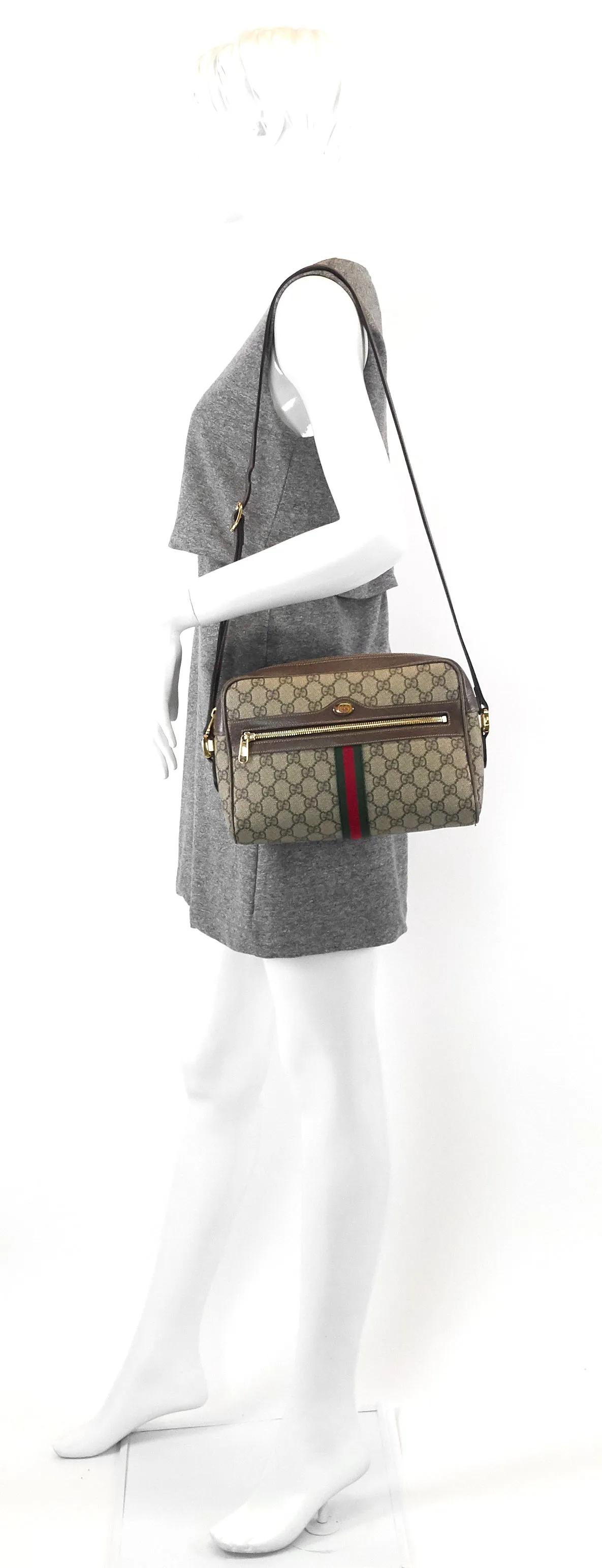 Ophidia Small GG Supreme Canvas Bag