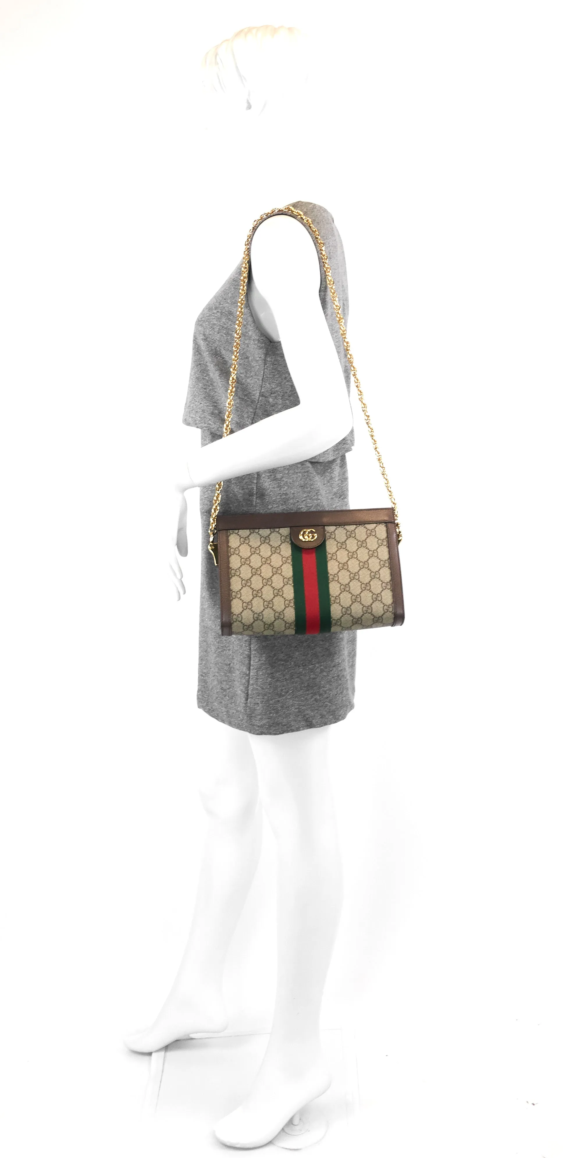 Ophidia Small GG Supreme Canvas Bag