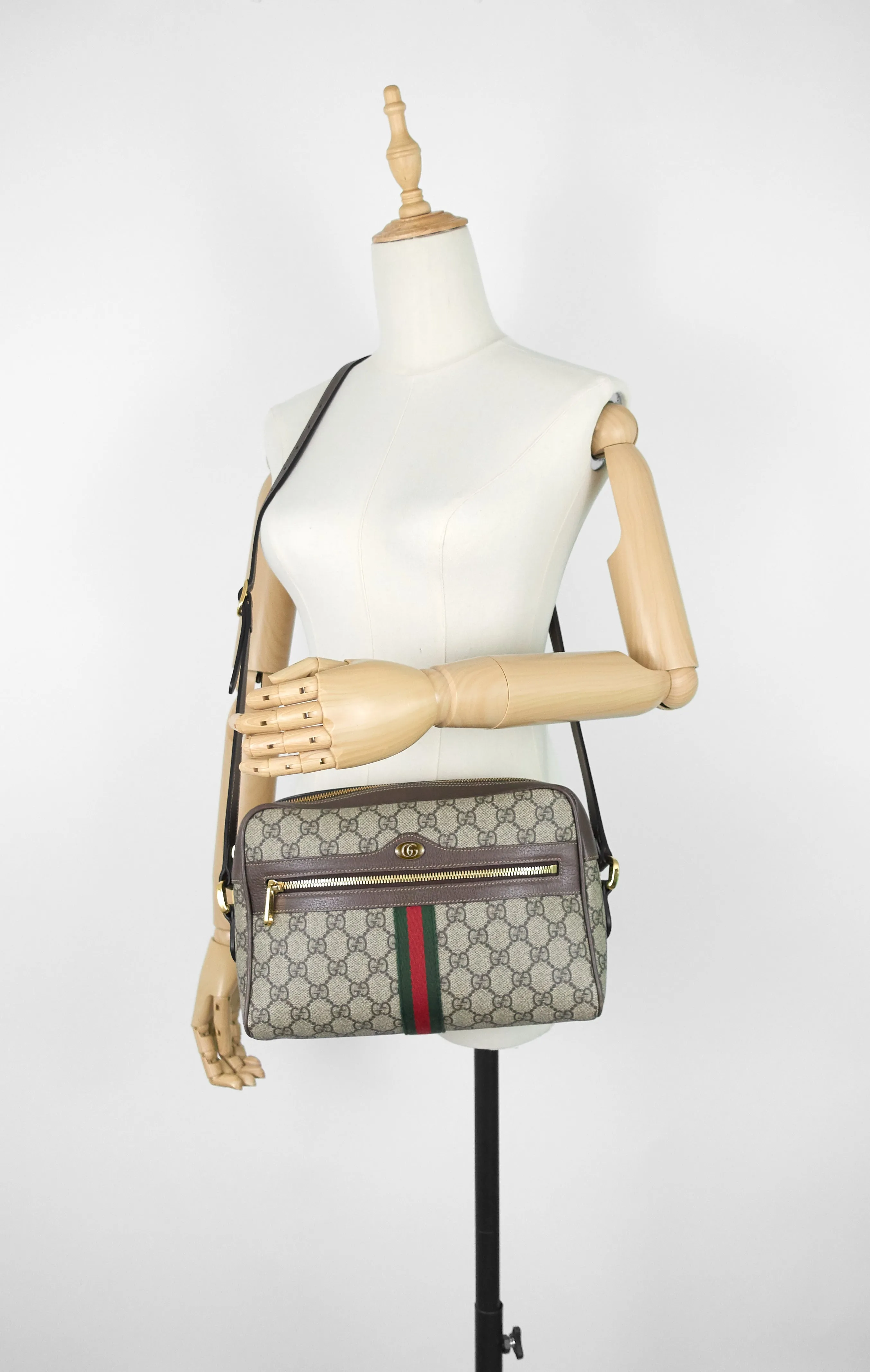 Ophidia Small GG Supreme Canvas Bag