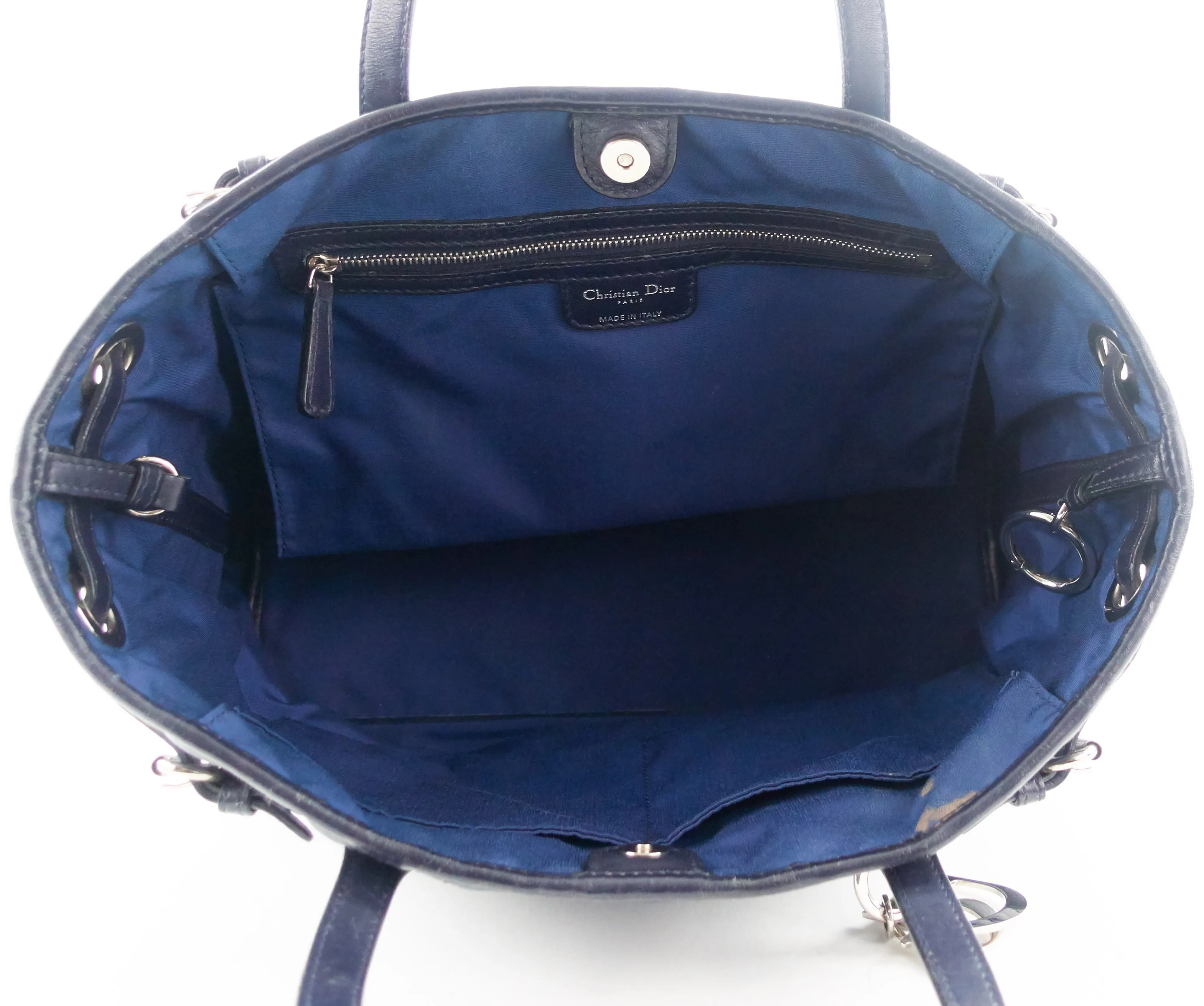 Panarea Cannage Quilt Coated Canvas Medium Bag