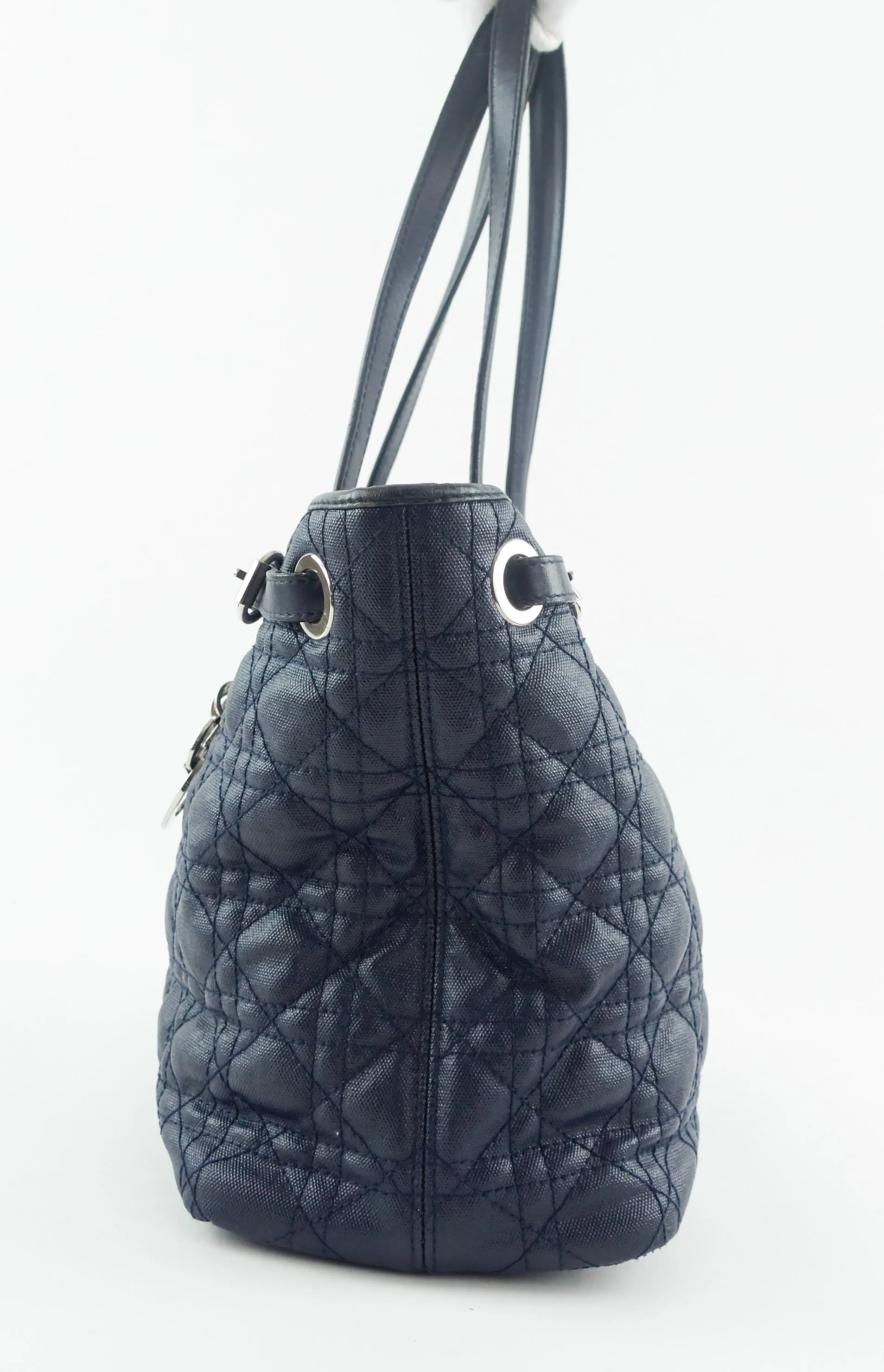 Panarea Cannage Quilt Coated Canvas Medium Bag