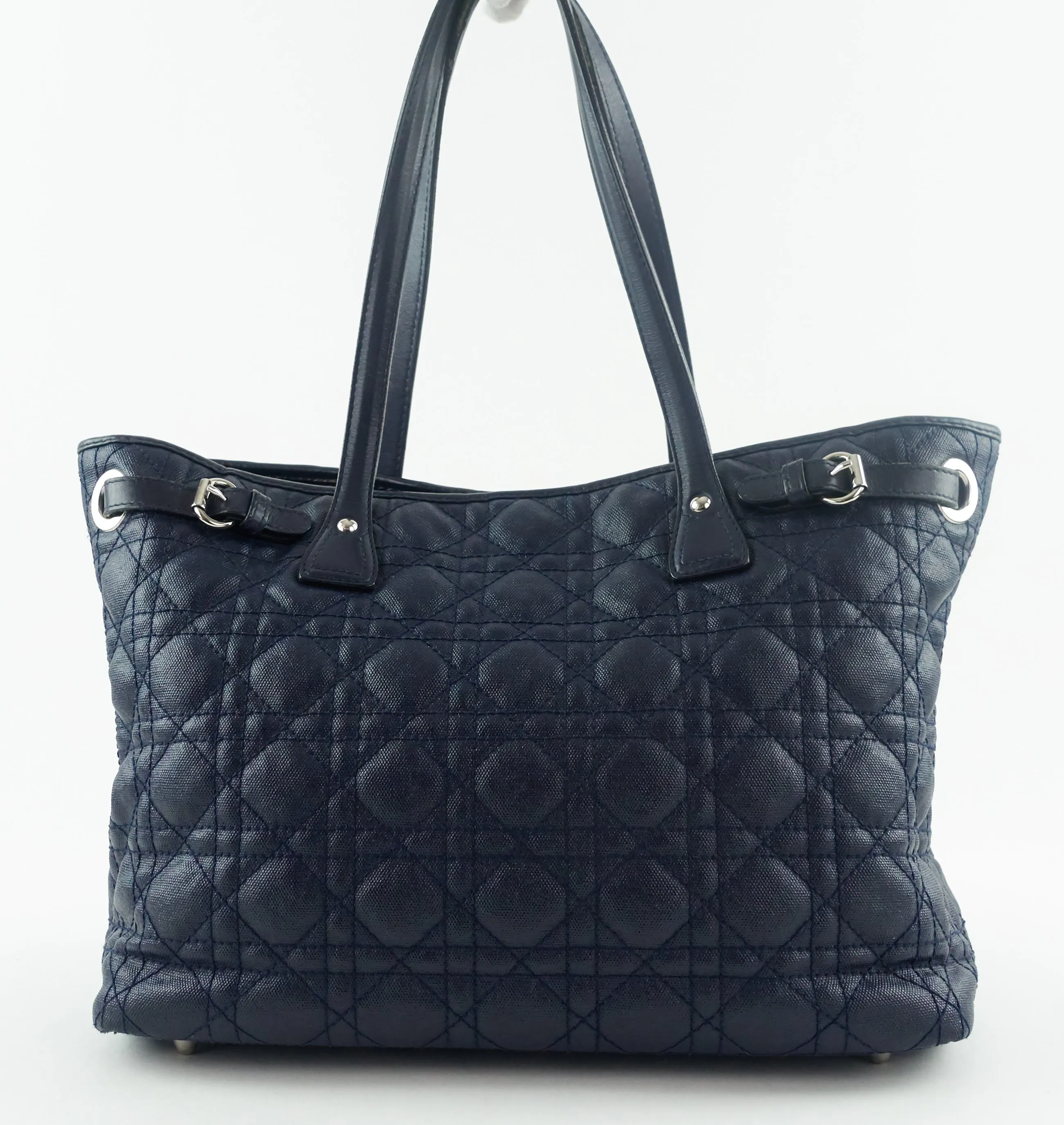 Panarea Cannage Quilt Coated Canvas Medium Bag