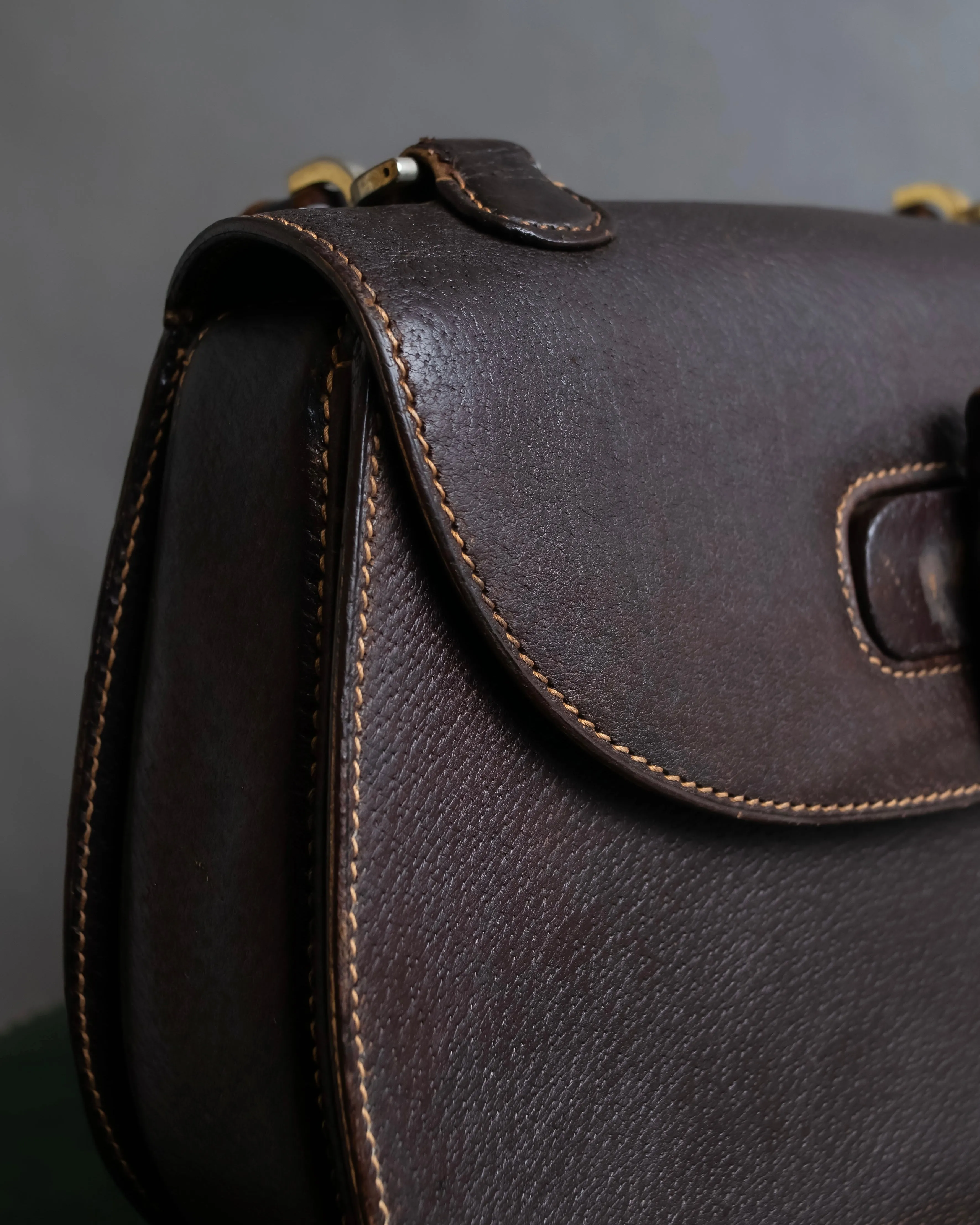 "GUCCI"1947 Bamboo handbag