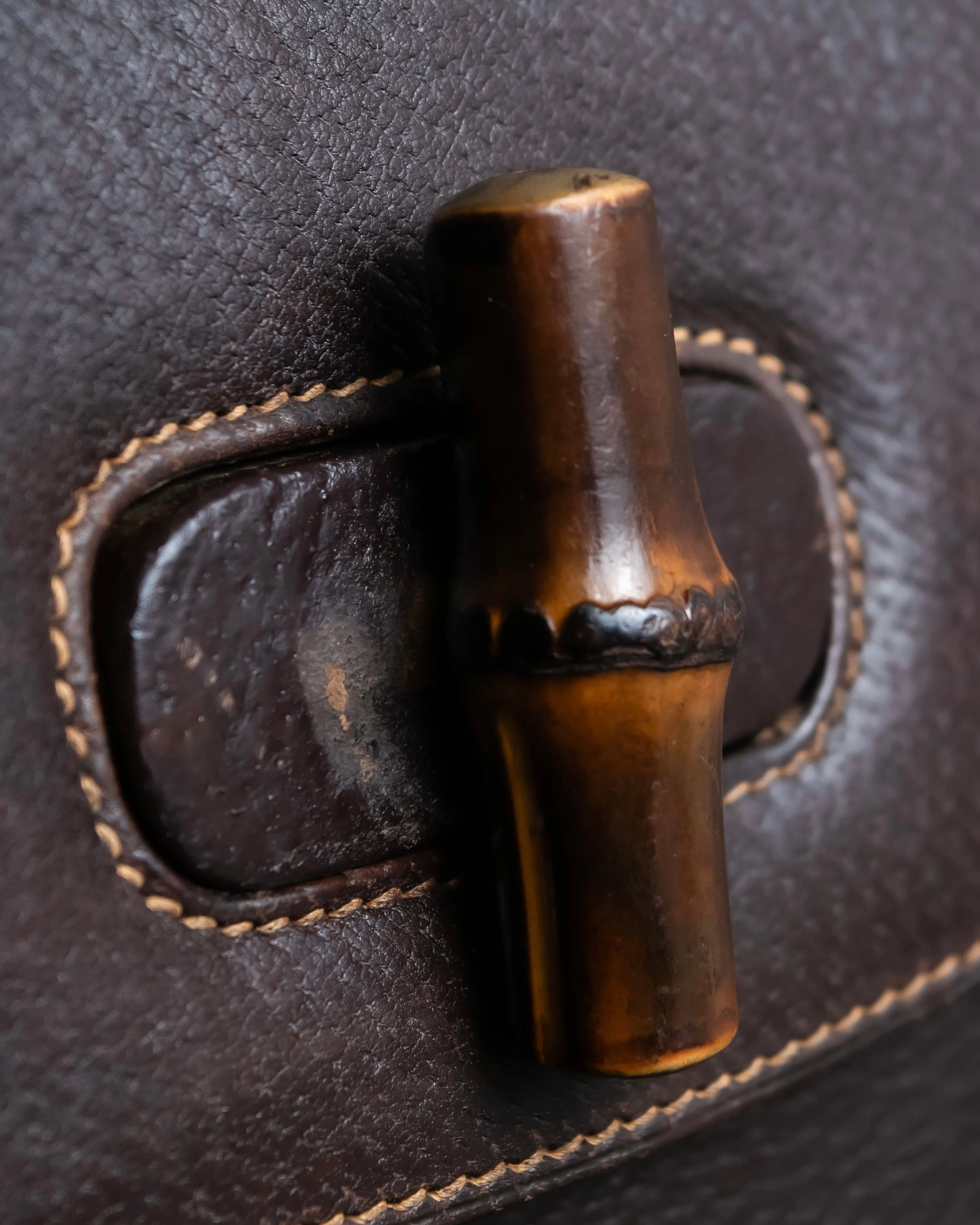 "GUCCI"1947 Bamboo handbag