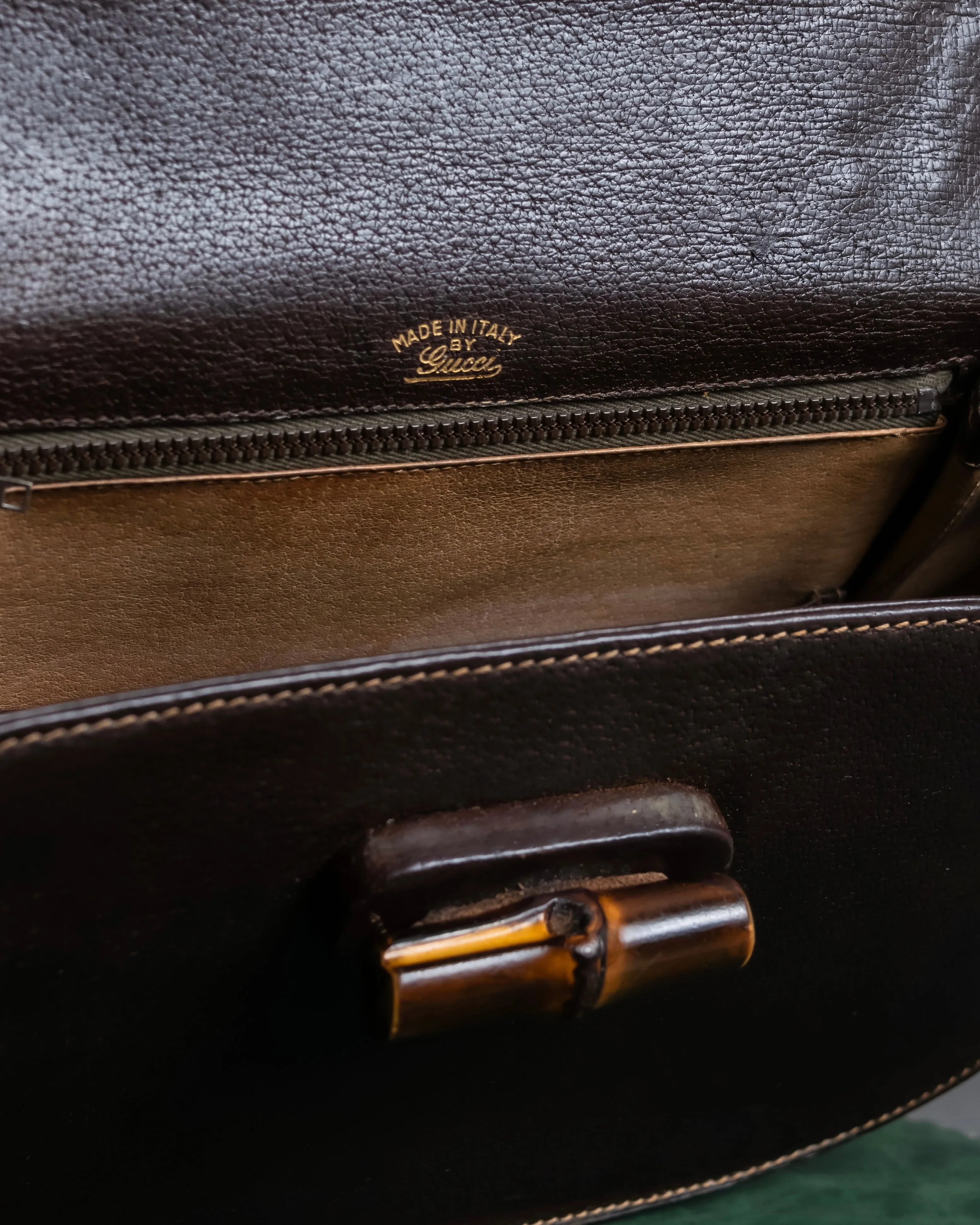 "GUCCI"1947 Bamboo handbag