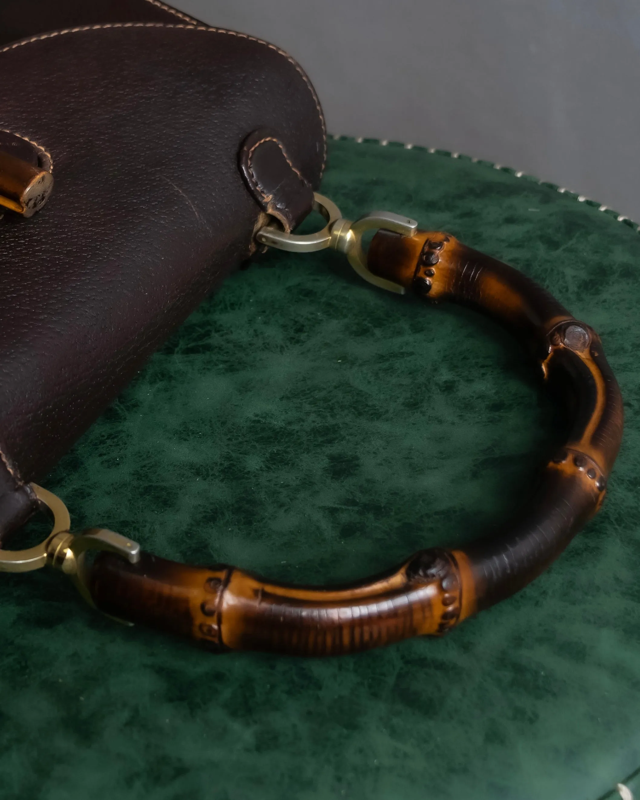 "GUCCI"1947 Bamboo handbag