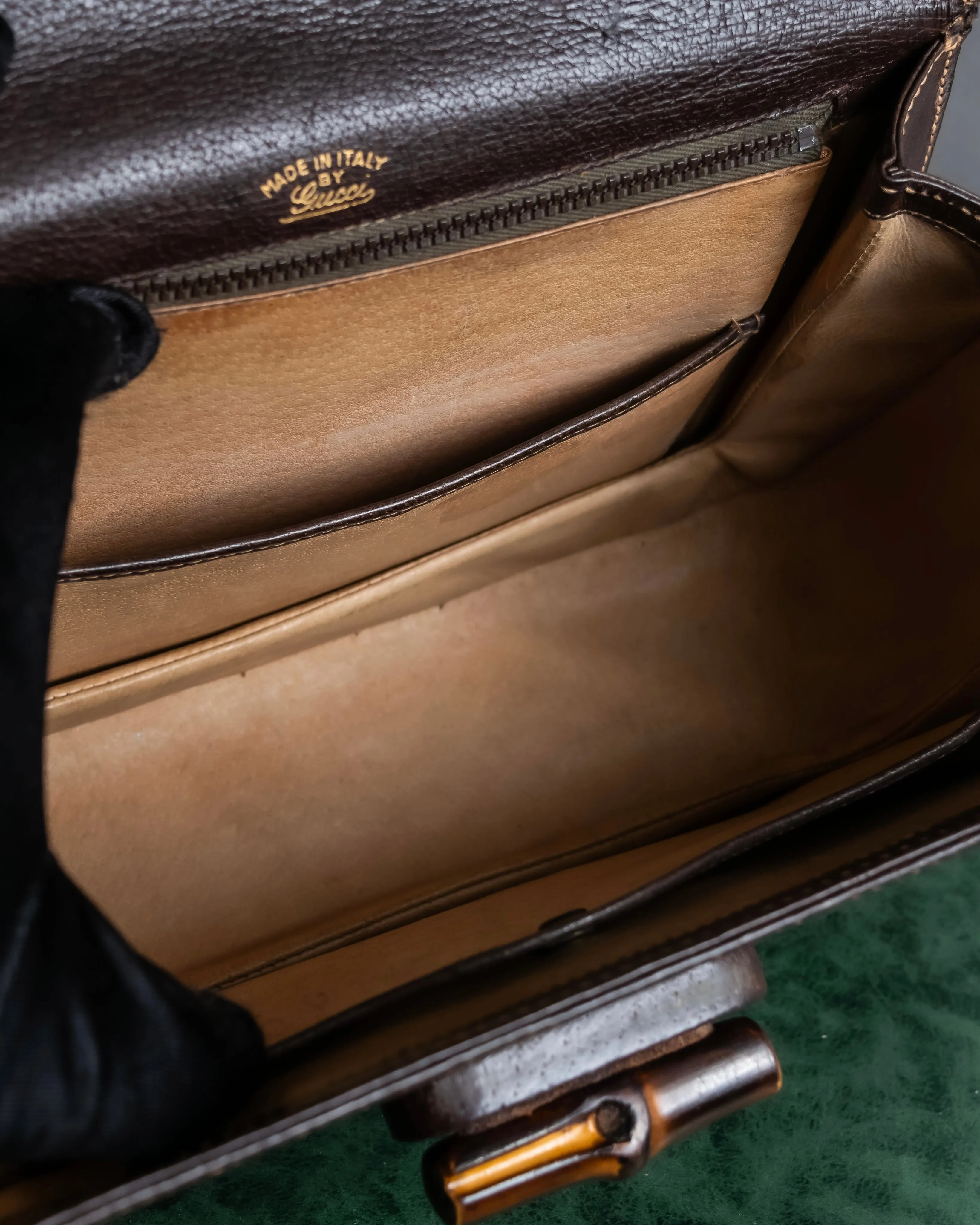 "GUCCI"1947 Bamboo handbag