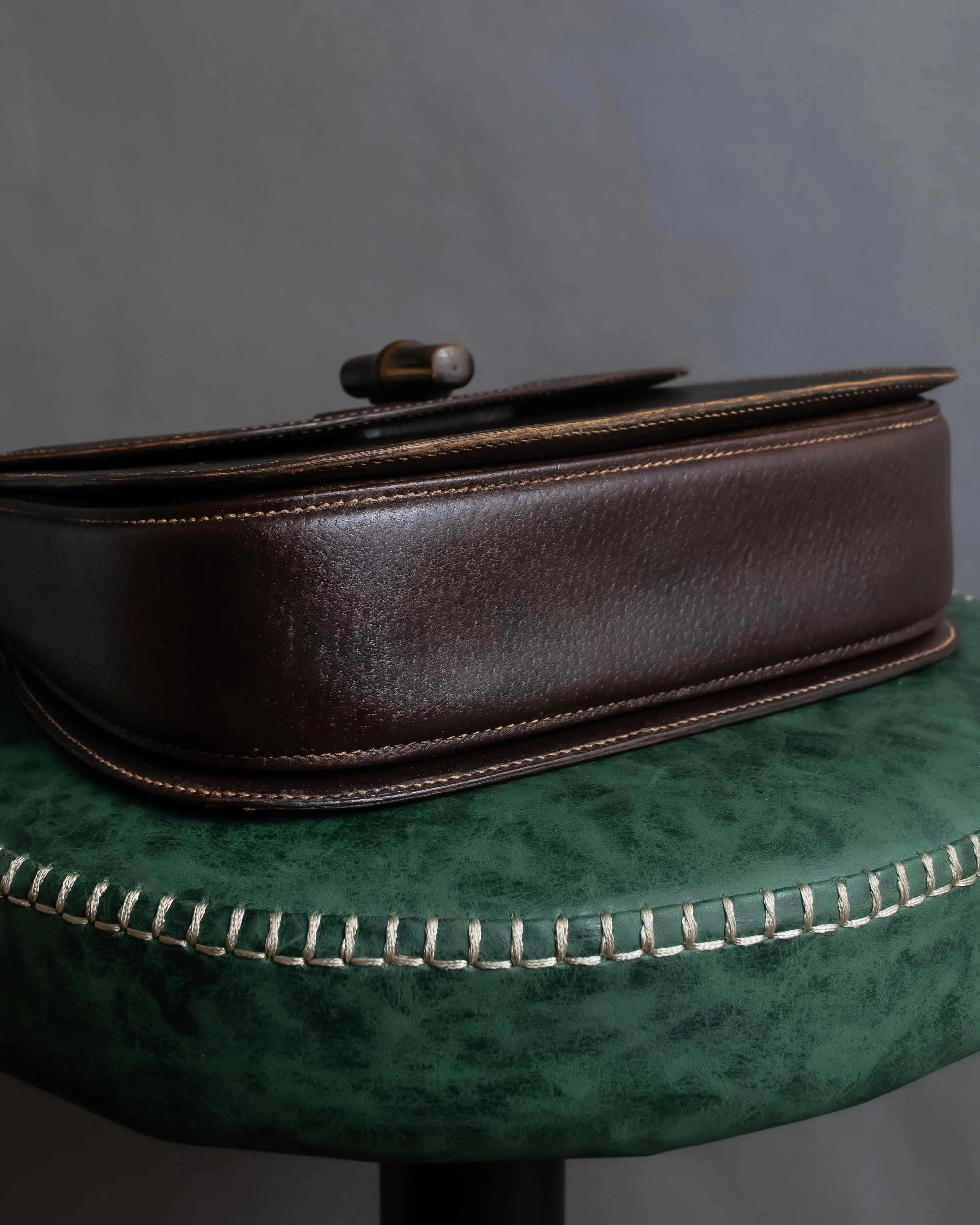 "GUCCI"1947 Bamboo handbag