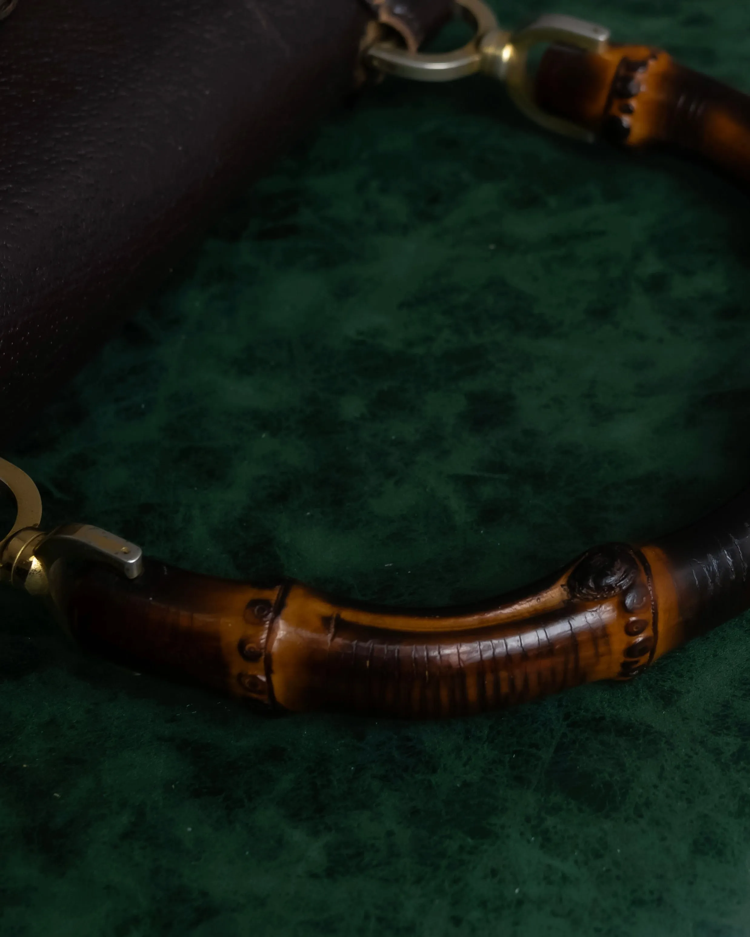 "GUCCI"1947 Bamboo handbag
