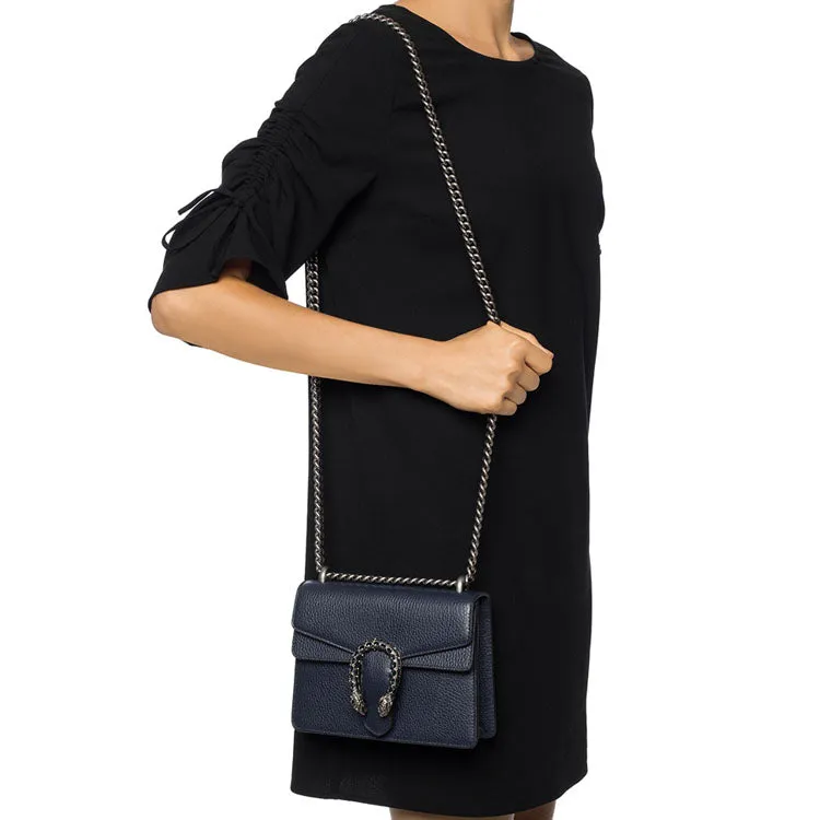 (WMNS) Gucci Dionysus Chain Crossbody Bag Single Shoulder Bag Blue 421970-CAOGN-8205