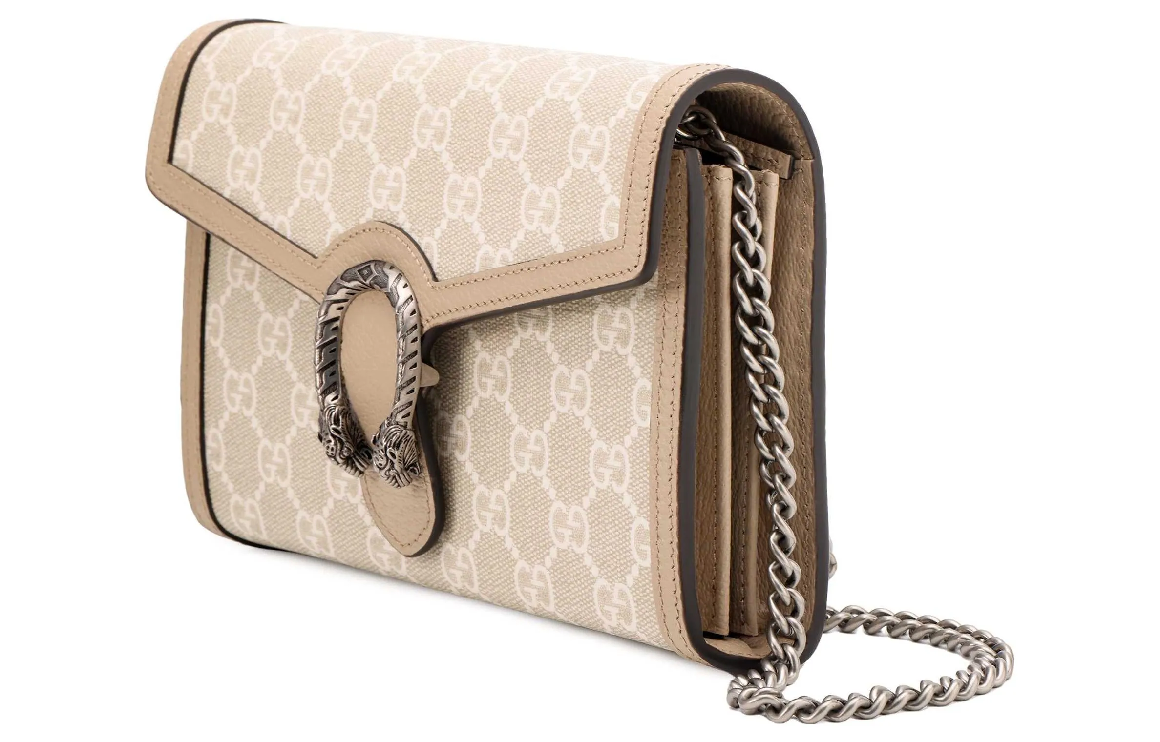 (WMNS) Gucci Dionysus GG Mini Chain Wallet 'Beige' 401231-UULBN-9683