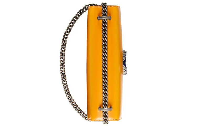 (WMNS) Gucci Dionysus Leather Single-Shoulder Bag Small Orange/Black/White 400249-18YIN-9382