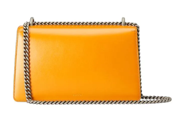 (WMNS) Gucci Dionysus Leather Single-Shoulder Bag Small Orange/Black/White 400249-18YIN-9382