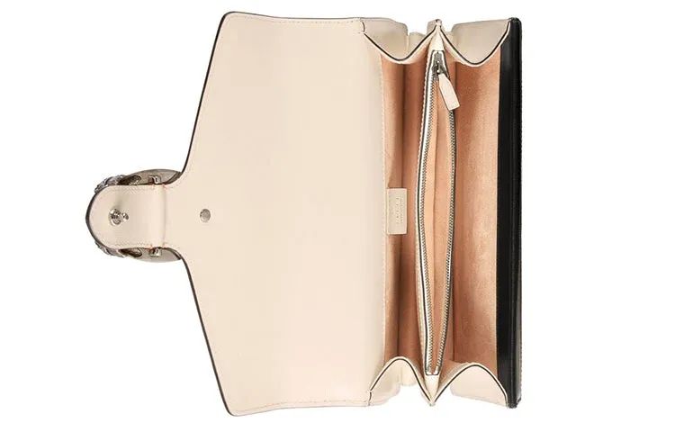 (WMNS) Gucci Dionysus Leather Single-Shoulder Bag Small Orange/Black/White 400249-18YIN-9382