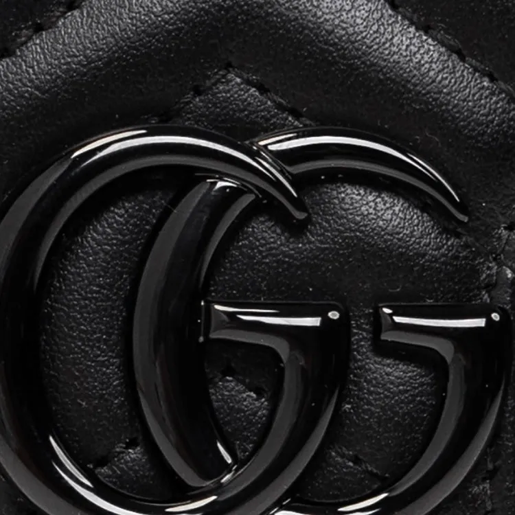 (WMNS) Gucci GG Marmont Matelasse Super Mini Bag 'Black' 476433-AABZK-1000