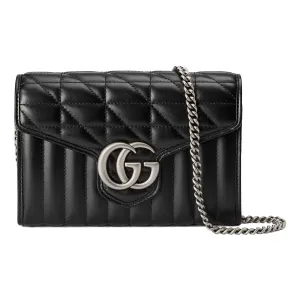 (WMNS) Gucci GG Marmont Mini Bag 'Black' 474575-DTD5N-1000