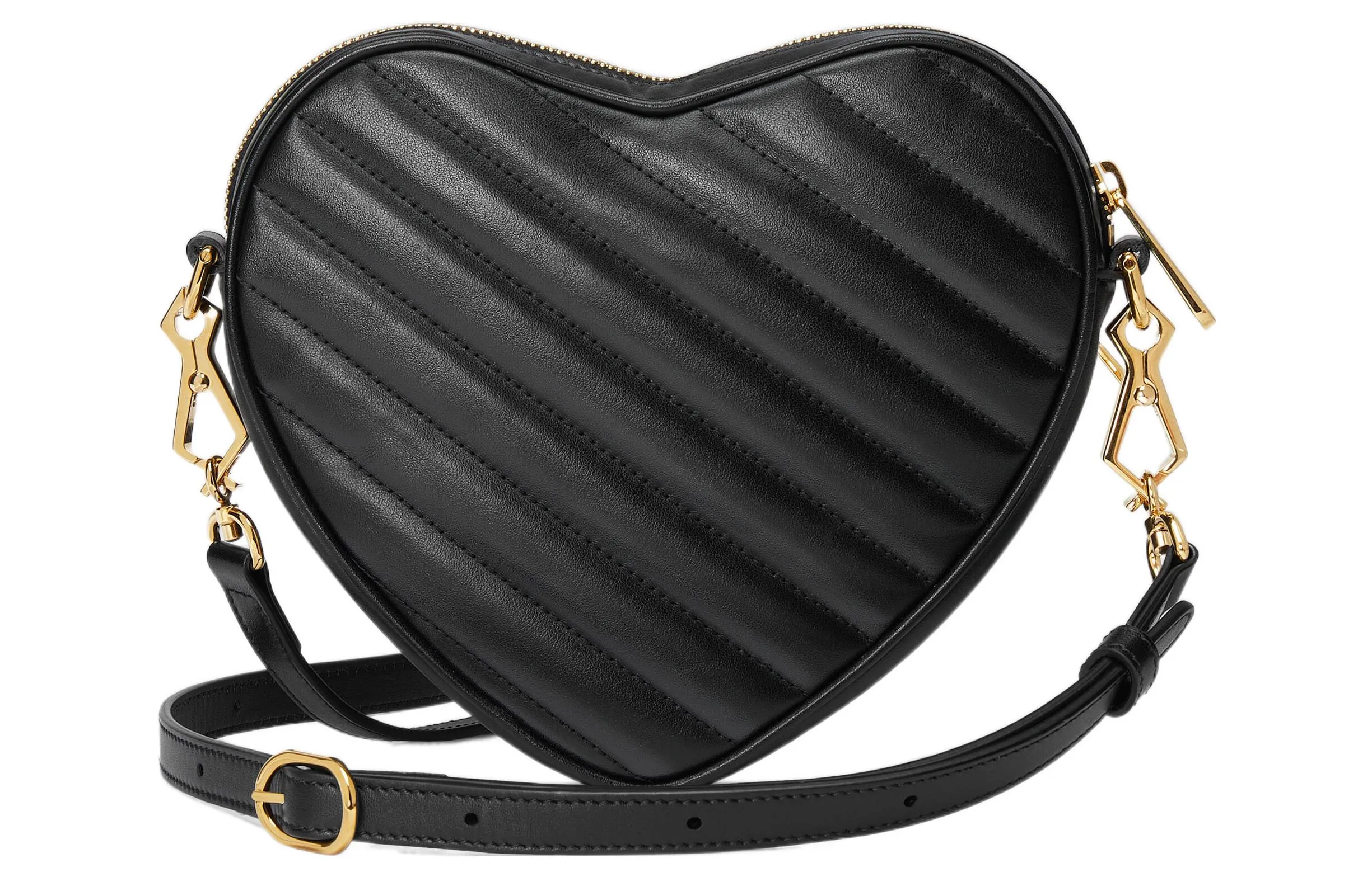 (WMNS) Gucci Interlocking G Mini Heart Shoulder Bag 'Black' 751628-AACCL-1000